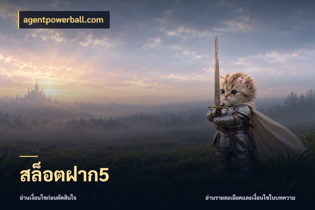 สล็อตฝาก5 เงินตั้งต้นกับความสนุกที่คุณกำหนด ในมุม agentpowerball.com
