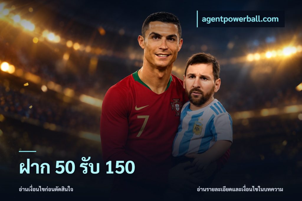 ฝาก 50 รับ 150