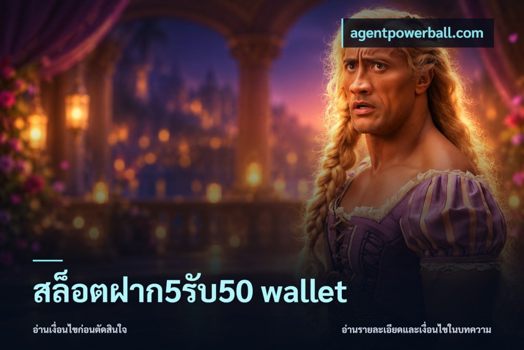 สล็อตฝาก5รับ50 wallet