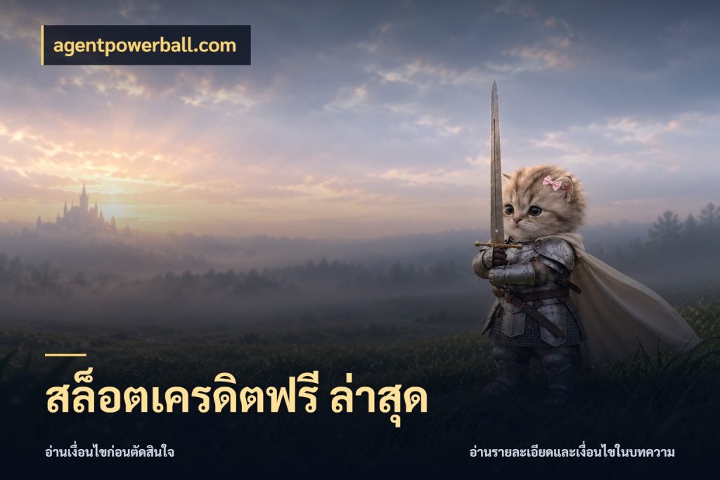 สล็อตเครดิตฟรี ล่าสุด เครดิตฟรีกับจังหวะลุ้นที่คุณเลือก สไตล์ agentpowerball.com