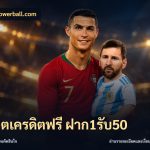 สล็อตเครดิตฟรี ฝาก1รับ50