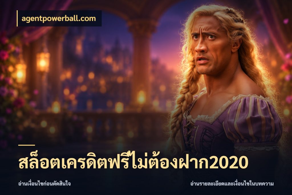 สล็อตเครดิตฟรีไม่ต้องฝาก2020 สิทธิ์ที่สายโบนัสสนใจกับวิธีรับ สไตล์ agentpowerball.com
