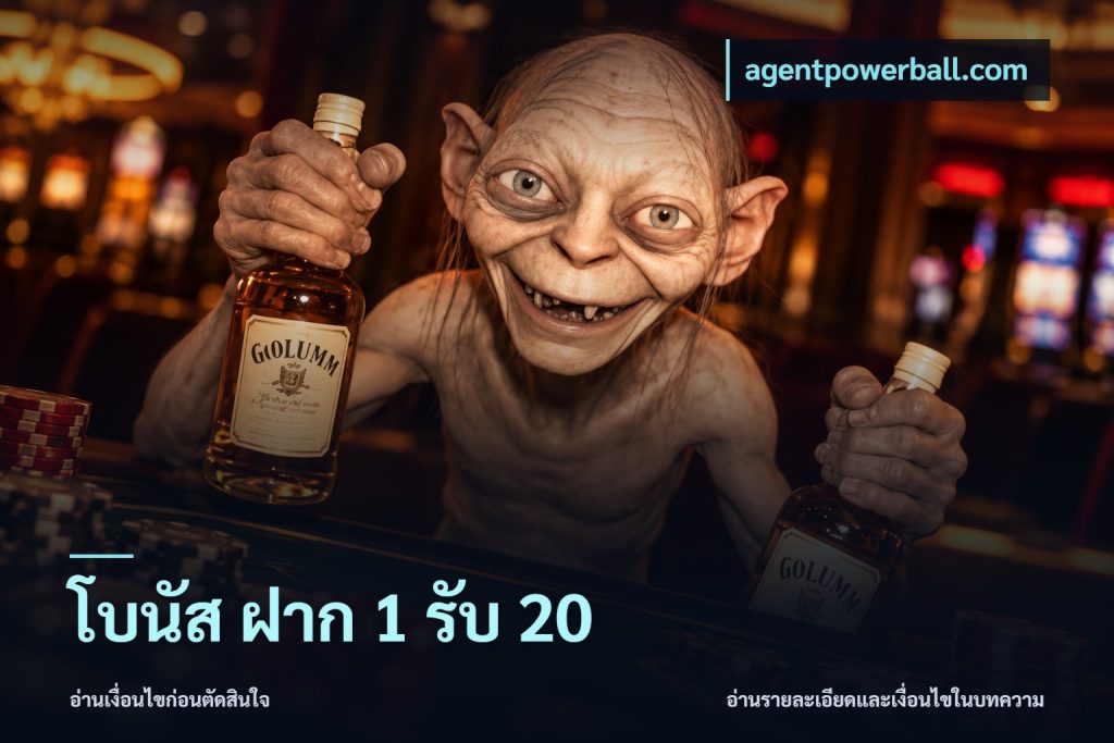 โบนัส ฝาก 1 รับ 20