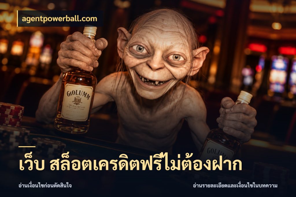 เว็บ สล็อตเครดิตฟรีไม่ต้องฝาก เปิดประเด็นเครดิตฟรีสำหรับคนชอบลุ้น กับ agentpowerball.com