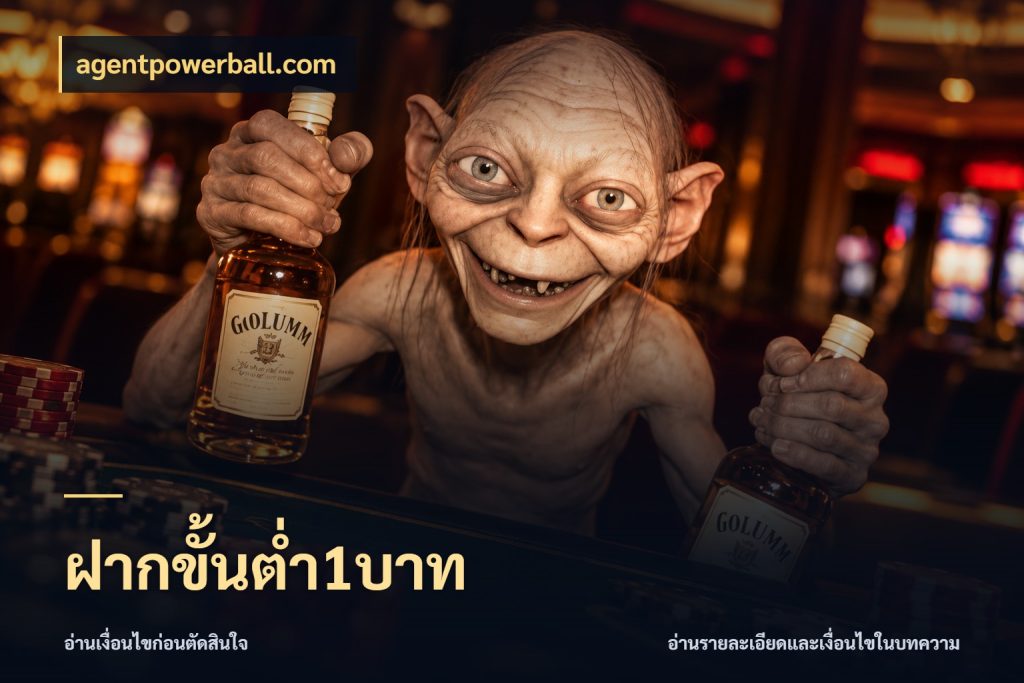 ฝากขั้นต่ำ1บาท จำนวนเริ่มต้นกับรายละเอียดที่สายเกมสนใจ กับ agentpowerball.com