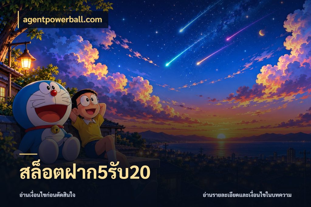 สล็อตฝาก5รับ20 เปิดมุมโปรให้เข้ากับเกมแนวโปรด ในมุม agentpowerball.com