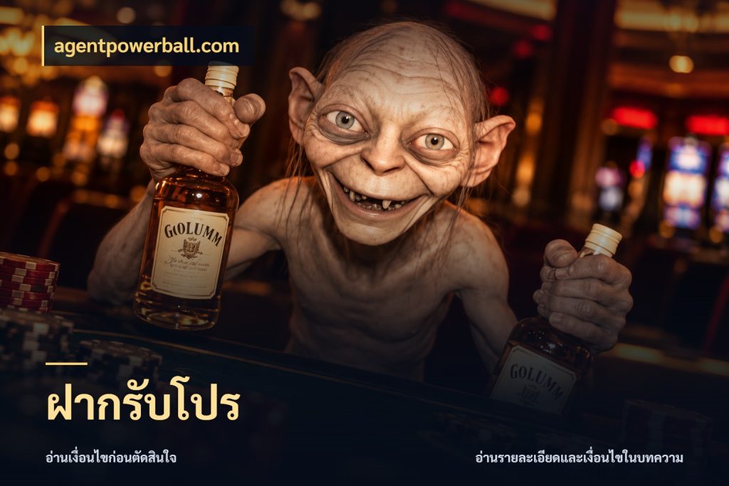 ฝากรับโปร โปรกับเกมที่ชอบเลือกให้ตรงสไตล์ กับ agentpowerball.com