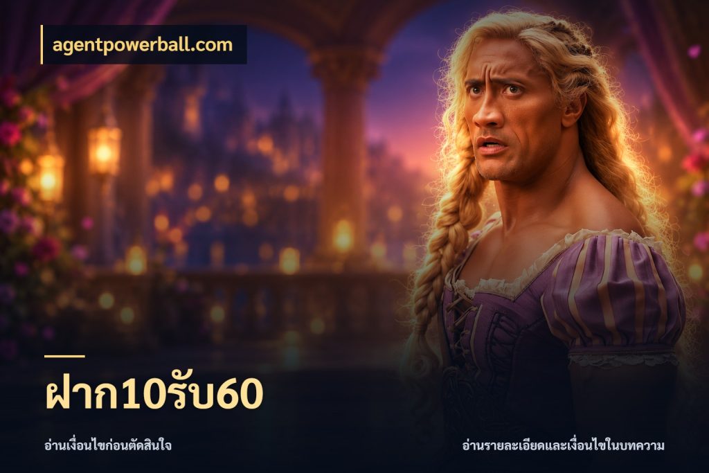 ฝาก10รับ60 agentpowerball.com โปรกับเกมที่ชอบเลือกให้ตรงสไตล์